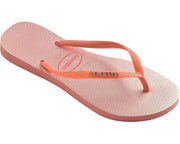 Havaianas Womens Slim Glitter Iridescent Peach Rose