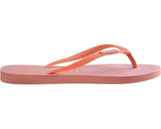 Havaianas Womens Slim Glitter Iridescent Peach Rose