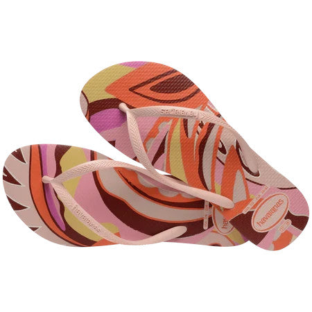 Havaianas Womens Slim Hight Trend Sandal Crocus Rose