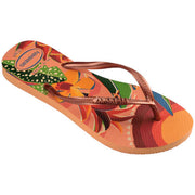 Havaianas Womens Slim Tropical Sandal Peach