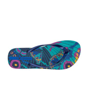 Ipanema Womens Animale Print III Green Pearly Blue