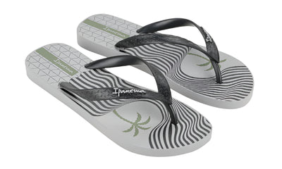 Ipanema Mens Summer V Ad Grey Black Green