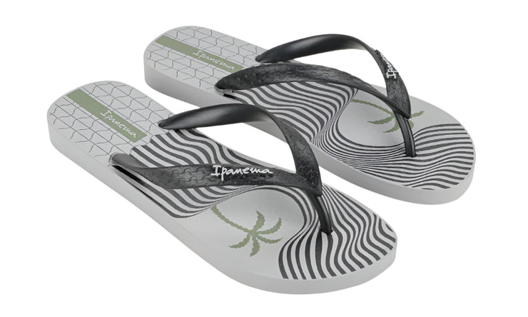 Ipanema Mens Summer V Ad Grey Black Green