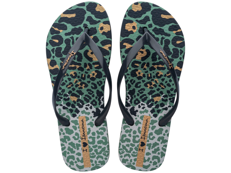 Ipanema Womens Animale Print VI Grey Grey Green