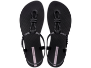 Ipanema Womens Class Infinity Sandal Black Black Lilac