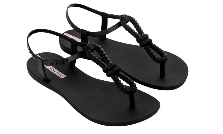 Ipanema Womens Class Infinity Sandal Black Black Lilac