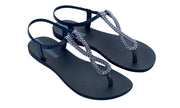 Ipanema Womens Class Twist Sandal Fem Blue Blue