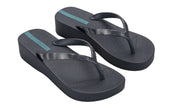 Ipanema Womens Mesh X Platform Grey Grey Green