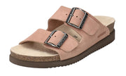 Mephisto Womens Hester Old Pink Sandvel