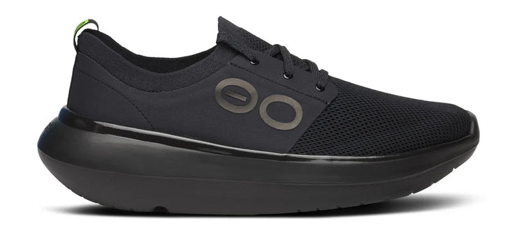 OOFOS Mens OOmy Stride Black