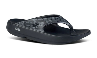OOFOS Mens OOriginal Sport Sandal Black Water Camo