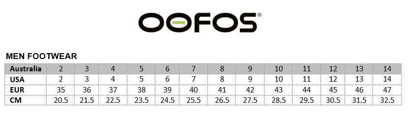 OOFOS Mens Ooahh Sport Slide Sandal Black White – Island