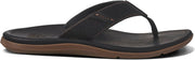 Reef Mens Leather Santa Ana Black