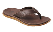 Reef Mens Leather Santa Ana Dark Brown