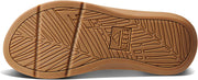 Reef Mens Leather Santa Ana Dark Brown