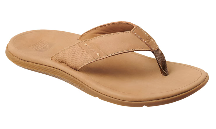 Reef Mens Leather Santa Ana Tan