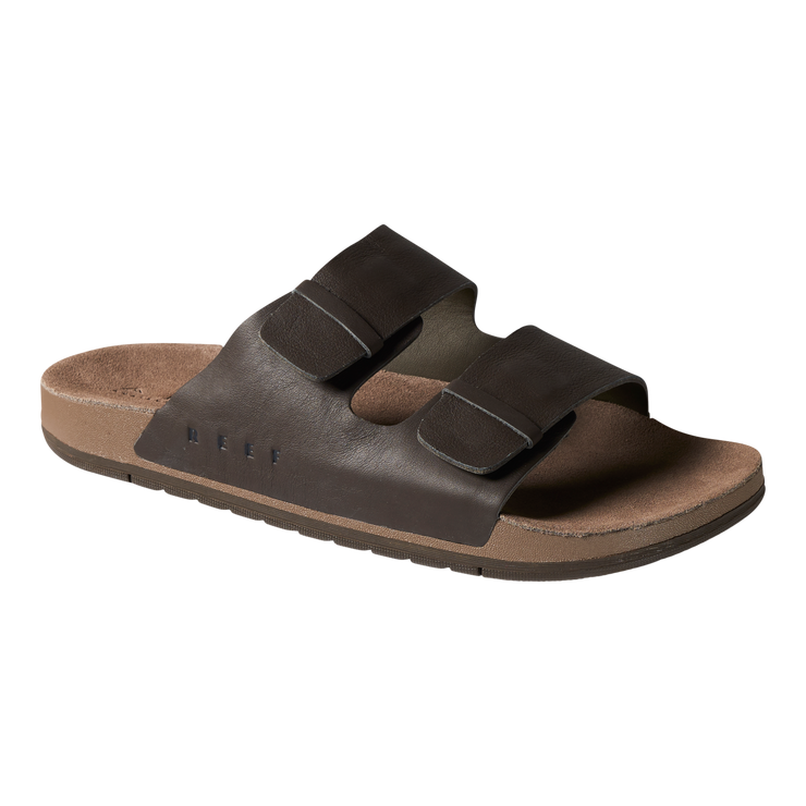 Reef Mens Ojai Two Bar Brown Leather