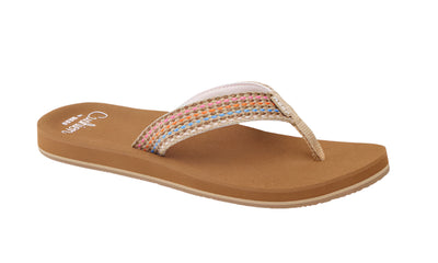 Reef Womens Baja Elana Brown Pink