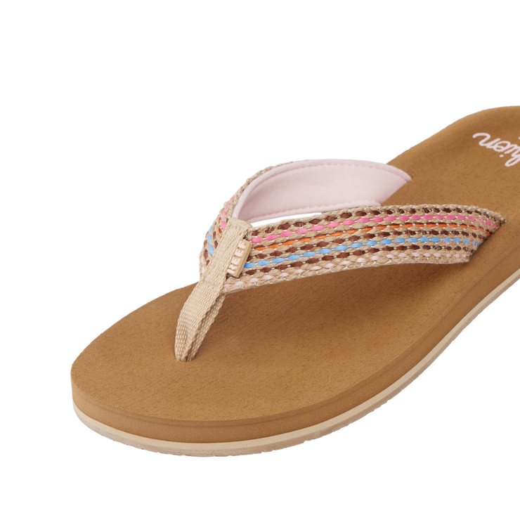 Reef Womens Baja Elana Brown Pink