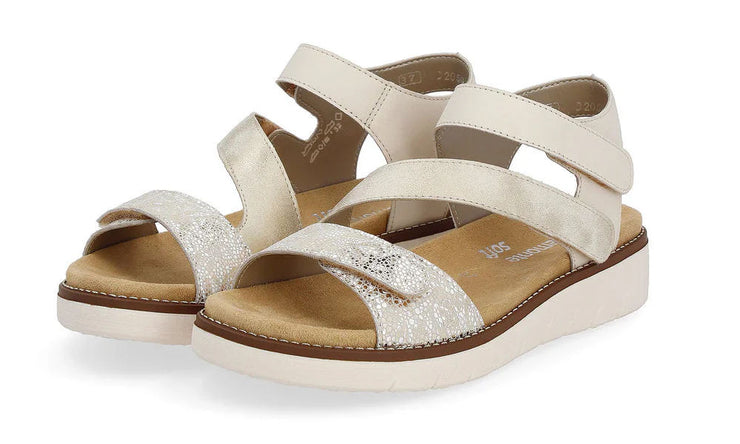 Remonte Womens D2050-61 Jocelyn 50 Weiss Gold Muschel Porzellan