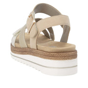 Remonte Womens Jocelyn 55 Metallic Muschel Light Gold Tan