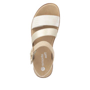 Remonte Womens Jocelyn 55 Metallic Muschel Light Gold Tan