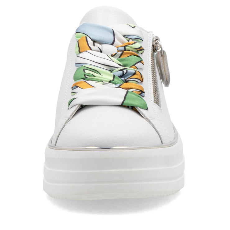 Remonte Womens Julika 06 Weiss Silber Multi Leather White Combo
