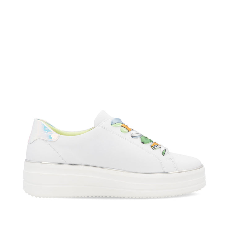Remonte Womens Julika 06 Weiss Silber Multi Leather White Combo