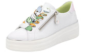 Remonte Womens Julika 06 Weiss Silber Multi Leather White Combo
