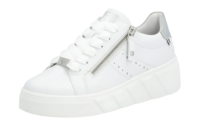 Rieker Womens W0505-80 Carla 05 Evolution Sneakers White Perlmutt