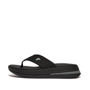 FitFlop Womens Surfa Two Tone Webbing Toe Post Black