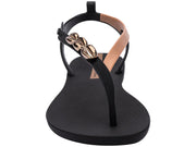 Ipanema Womens Salty Sandal Black Beige Bronze