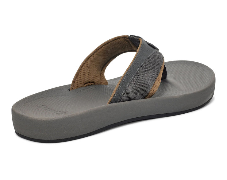 Sanuk Mens Cosmic Seas Mesh Dark Grey 