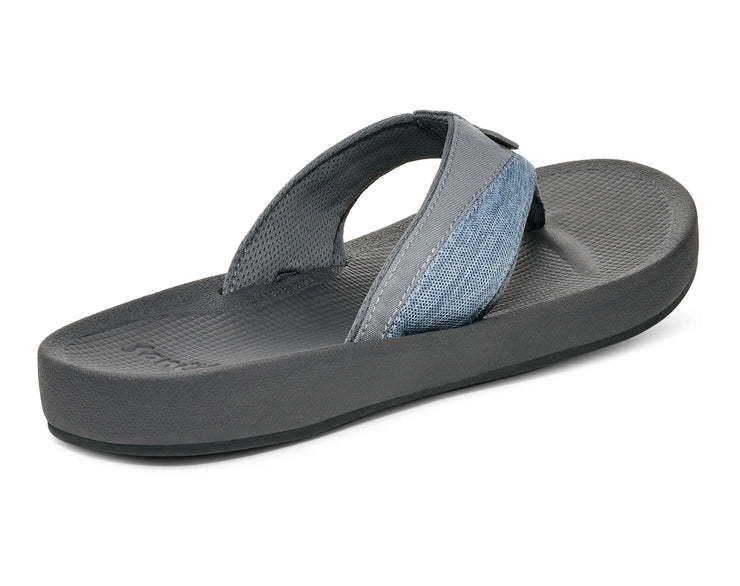 Sanuk Mens Cosmic Seas Mesh Stone Blue