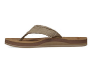 Sanuk Mens Fraid Not Soft Top Natural