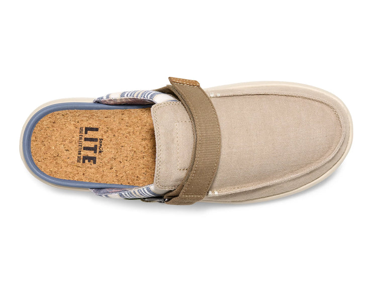 Sanuk Mens Happy Hour Lite Resort Taupe