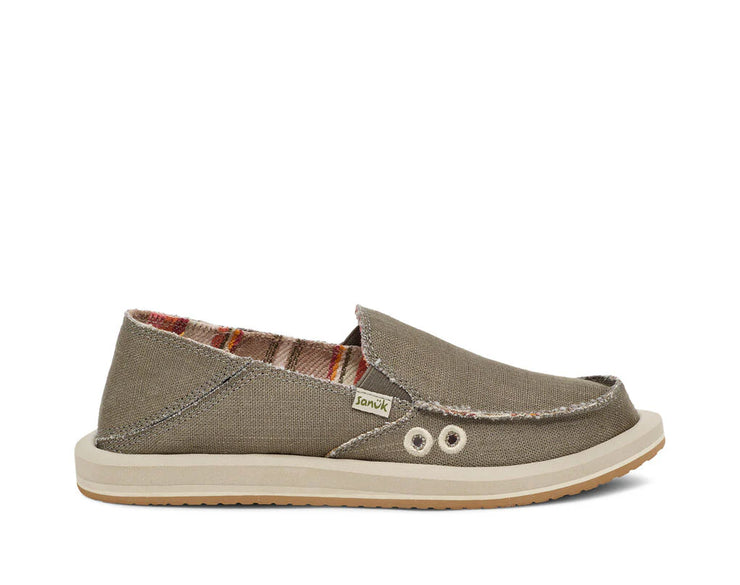 Sanuk Womens Donna Hemp Smokey Olive