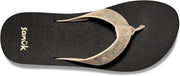 Sanuk Womens Highland Metallic Champagne