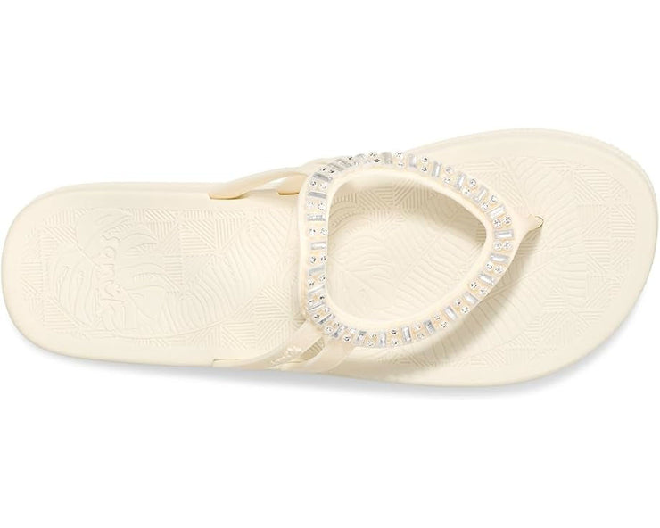 Sanuk Womens Sunshine Gem White 