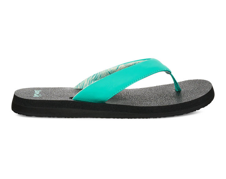 Sanuk Womens Yoga Mat II Aqua Green