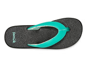 Sanuk Womens Yoga Mat II Aqua Green