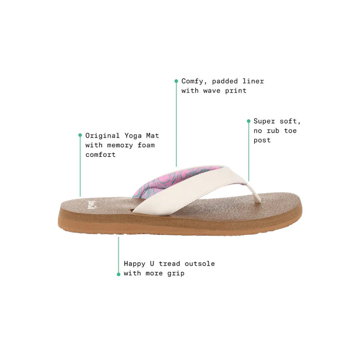 Sanuk Womens Yoga Mat II Metallic Champagne