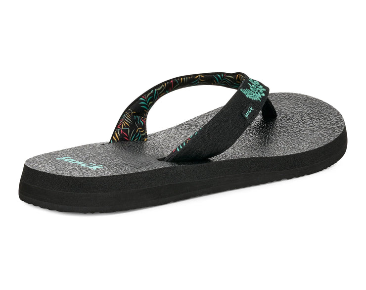 Sanuk Womens Yoga Paradise II Black Paradise