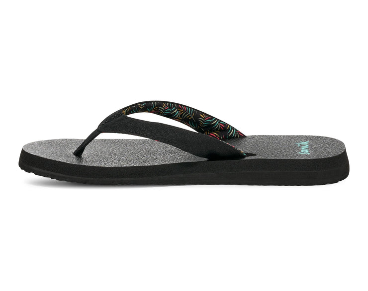 Sanuk Womens Yoga Paradise II Black Paradise
