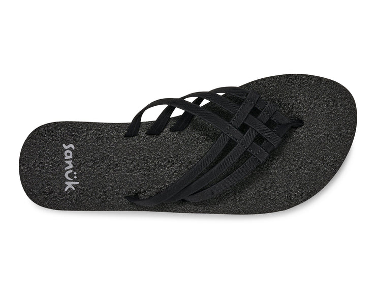 Sanuk Womens Yoga Sandy II Black