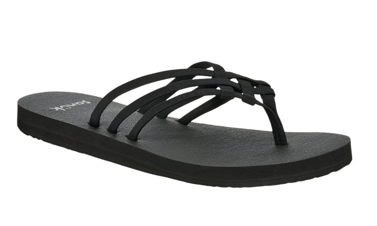 Sanuk Womens Yoga Sandy II Black