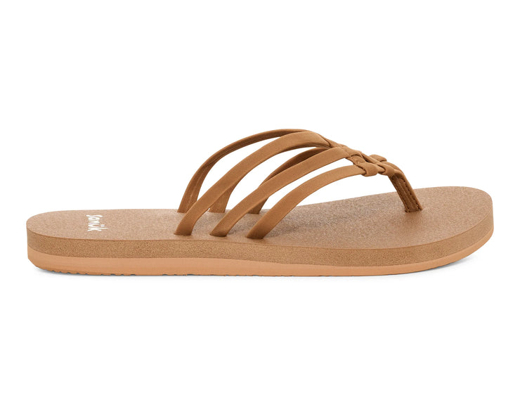 Sanuk Womens Yoga Sandy II Tobacco Brown