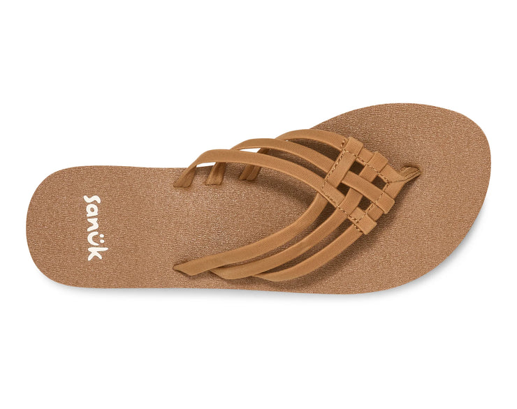 Sanuk Womens Yoga Sandy II Tobacco Brown