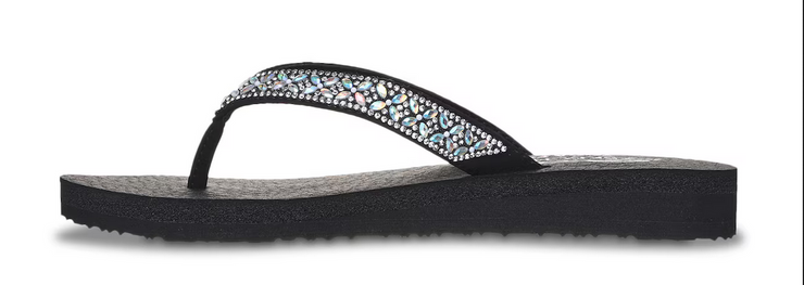 Skechers Womens Meditation Made You Blush Black