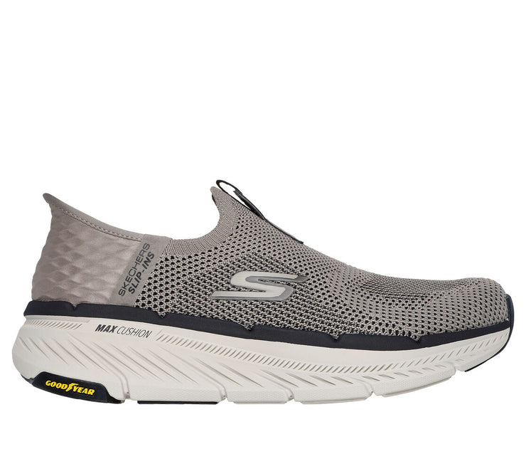 Skechers Mens Slip-Ins Max Cushioning Premier 2.0 Taupe Wide